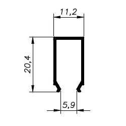 Baguete de Pressão 8mm