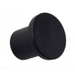 Espelho Decorativo Adnet Redondo 50cm Alça Couro Com Suporte