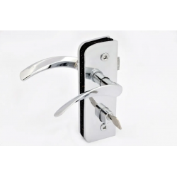 Fechadura Porta Pivotante Vidro 1520ta Maçaneta E Miolo