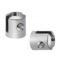 Suporte Fenda 6mm 8mm 10mm P/ Vidro Botão Fenda Metal