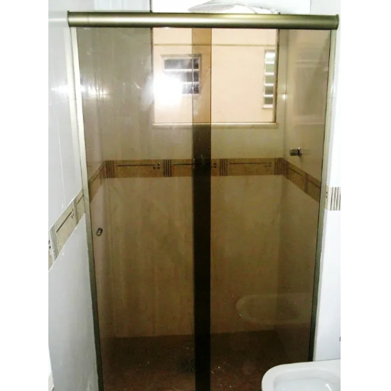 Kit Box Banheiro Em Alumínio Redondo - Sem Vidro