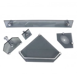 Kit Acessórios De Banheiro Luxo - 5 Peças