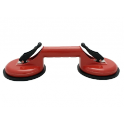 Ventosa Dupla Em Alumínio Para Vidros 100kg